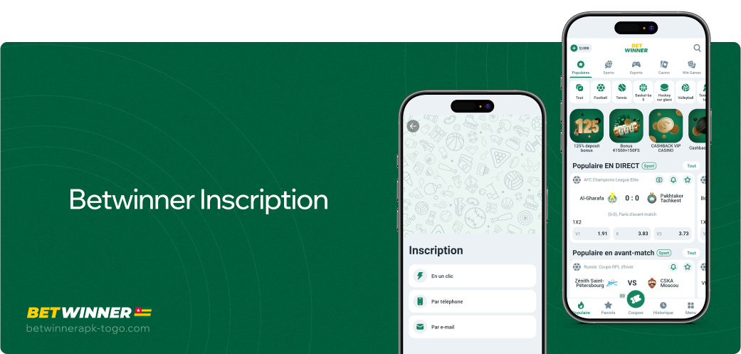 Betwinner Apk Togo Inscription 