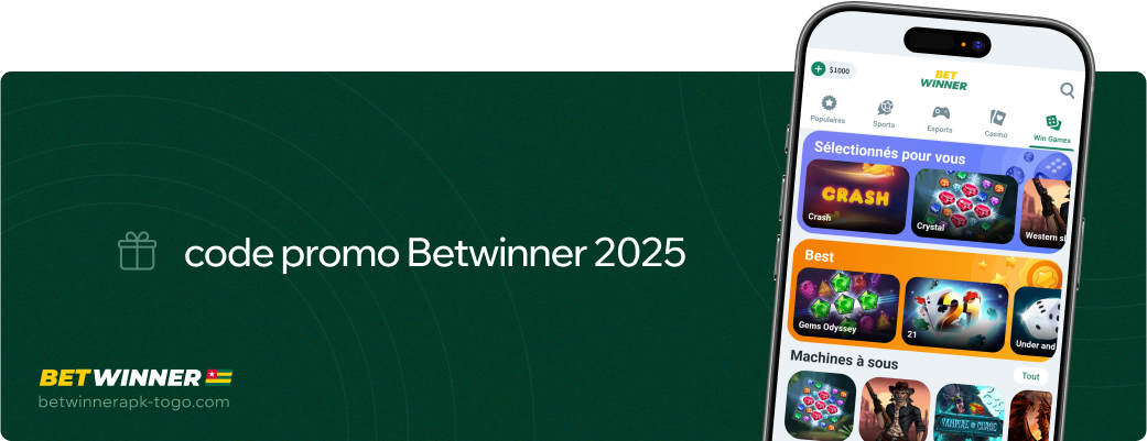 Code promo Betwinner 2025 Betwinner Apk Togo